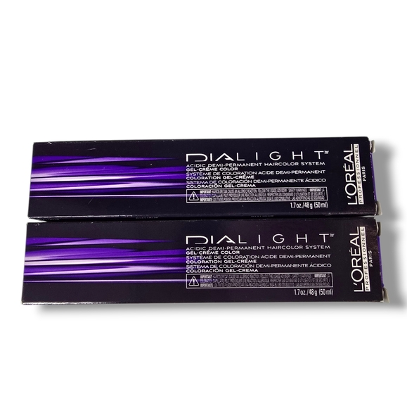 L'Oreal Professionnel DIALight 2 Tubes Ammonia-Free 8.3/8G Light Brown Sugar - Picture 4 of 16
